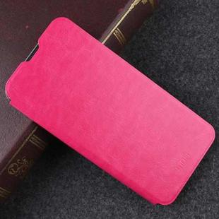 MOFI Crazy Horse Texture Horizontal Flip Shockproof Leather Case for Huawei Honor View 20, with Holder (Rose Red)