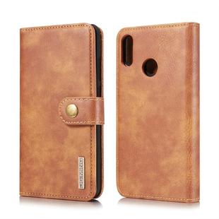 DG.MING Crazy Horse Texture Flip Detachable Magnetic Leather Case for Huawei P Smart (2019) / Honor 10 Lite / Nova Lite 3, with Holder & Card Slots & Wallet(Brown)