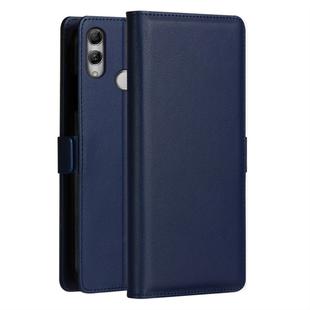 DZGOGO MILO Series PC + PU Horizontal Flip Leather Case for Huawei P Smart (2019) / Honor 10 Lite / Nova Lite 3, with Holder & Card Slot & Wallet(Blue)