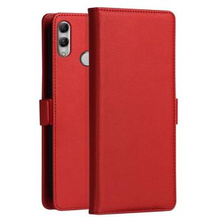 DZGOGO MILO Series PC + PU Horizontal Flip Leather Case for Huawei P Smart (2019) / Honor 10 Lite / Nova Lite 3, with Holder & Card Slot & Wallet(Red)
