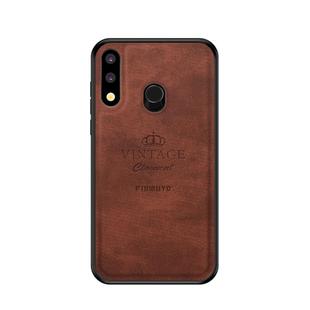 PINWUYO Shockproof Waterproof Full Coverage PC + TPU + Skin Protective Case for Huawei P30 Lite (Brown)