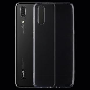 For Huawei  P20 0.75mm Ultra-thin Transparent TPU Protective Back Cover Case(Transparent)