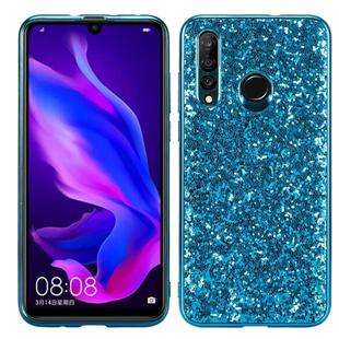 Glitter Powder Shockproof TPU Case for Huawei nova 4 (Blue)