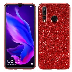 Glitter Powder Shockproof TPU Case for Huawei nova 4 (Red)