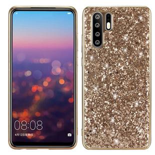 Glitter Powder Shockproof TPU Case for Huawei P30 Pro (Gold)