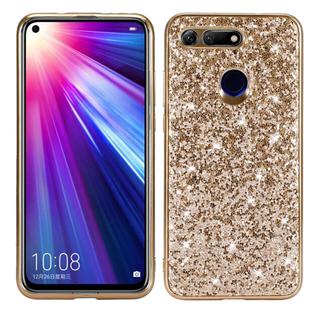 Glitter Powder Shockproof TPU Case for Huawei Honor View 20 (Gold)