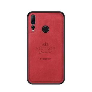 PINWUYO Shockproof Waterproof Full Coverage PC + TPU + Skin Protective Case for Huawei Nova 4(Red)