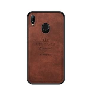 PINWUYO Shockproof Waterproof Full Coverage PC + TPU + Skin Protective Case for Huawei P20 Lite / Nova 3e(Brown)