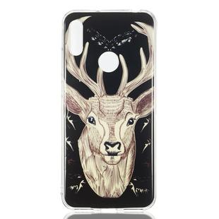 Deer Pattern Noctilucent TPU Soft Case for Huawei Y6 Pro(2019)