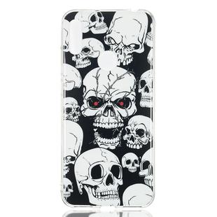Red Eye Ghost Pattern Noctilucent TPU Soft Case for Huawei Y6 Pro(2019)