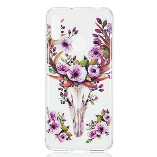 Sika Deer Pattern Noctilucent TPU Soft Case for Huawei Y6 Pro(2019)