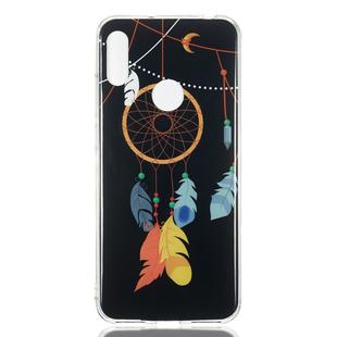 Feather Wind Chime Pattern Noctilucent TPU Soft Case for Huawei Y6 Pro(2019)