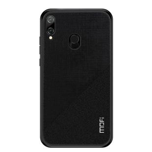 MOFI Shockproof TPU + PC + Cloth Pasted Case for Huawei Y9 (2019) / Enjoy9 Plus(Black)