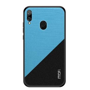 MOFI Shockproof TPU + PC + Cloth Pasted Case for Huawei Y9 (2019) / Enjoy9 Plus(Blue)