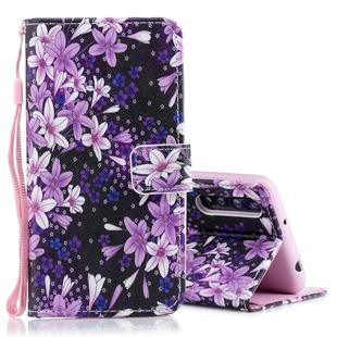 Lily Pattern Horizontal Flip Leather Case for Huawei P20 Pro, with Holder & Card Slots & Wallet