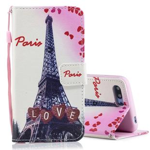 Love Tower Pattern Horizontal Flip Leather Case for Huawei Honor 10, with Holder & Card Slots & Wallet