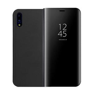 For Huawei P20 Pro PC Mirror Protective Back Cover Case with Holder (Black)