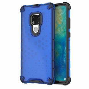 Honeycomb Shockproof PC + TPU Case for Huawei Mate 20(Blue)
