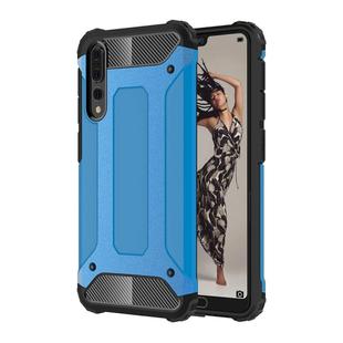 For Huawei  P20 Pro Full-body Rugged TPU + PC Combination Back Cover Case (Blue)