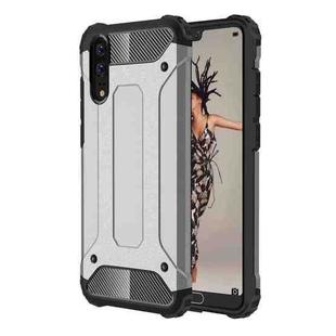 For Huawei  P20 Full-body Rugged TPU + PC Combination Back Cover Case (Grey)