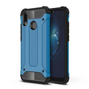 For Huawei  P20 Lite Full-body Rugged TPU + PC Combination Back Cover Case (Blue)