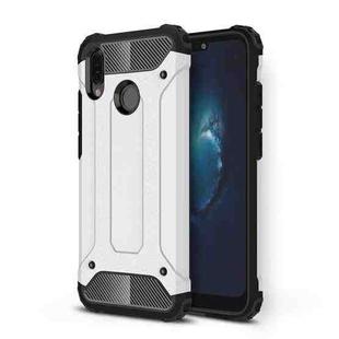 For Huawei  P20 Lite Full-body Rugged TPU + PC Combination Back Cover Case (White)