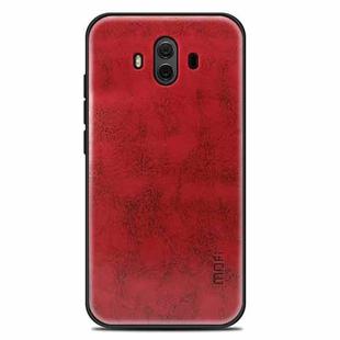 MOFI Huawei Mate 10 Shockproof TPU+PU+PC Paste Protective Back Case(Red)