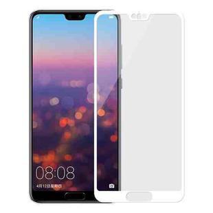 MOFI for Huawei P20 Pro 9H Surface Hardness 2.5D Edge Full Screen Tempered Glass Film Screen Protector(White)