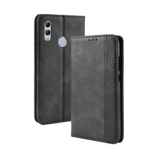 Magnetic Buckle Retro Texture Horizontal Flip Leather Case for Huawei Honor 10 Lite / P Smart (2019) / Nova Lite 3, with Holder & Card Slots & Wallet (Black)