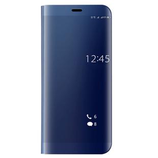 For Huawei  Mate 10 Pro Electroplating PC + PU Horizontal Flip Protective Case with Stand Holder & Sleep / Wake-up Function (Blue)
