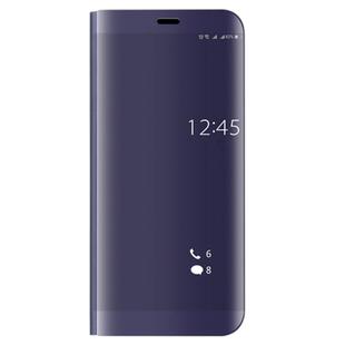 For Huawei  Mate 10 Pro Electroplating PC + PU Horizontal Flip Protective Case with Stand Holder & Sleep / Wake-up Function (Purple)