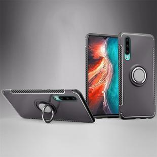 Magnetic 360 Degree Rotation Ring Holder Armor Protective Case for Huawei P30 (Grey)