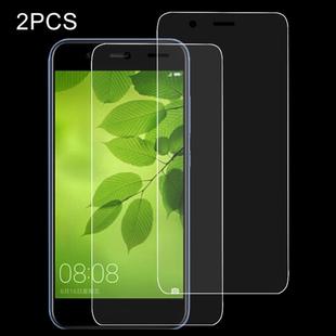 2 PCS for Huawei nova 2 Lite 0.26mm 9H Surface Hardness 2.5D Explosion-proof Tempered Glass Screen Film
