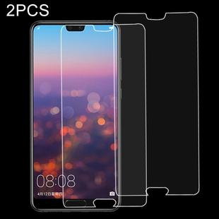 2 PCS for Huawei P20 0.26mm 9H Surface Hardness 2.5D Explosion-proof Tempered Glass Screen Film