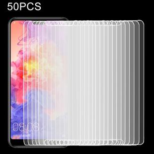 50 PCS for Huawei P20 Pro 0.26mm 9H Surface Hardness 2.5D Explosion-proof Tempered Glass Screen Film, No Retail Package