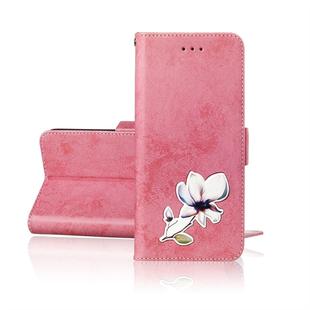 Retro Aluminium Alloy Horizontal Flip Leather Case for Huawei P30 Pro, with Holder & Card Slots & Wallet (Pink)