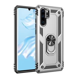 Armor Shockproof TPU + PC Protective Case for Huawei P30 Pro, with 360 Degree Rotation Holder (Silver)
