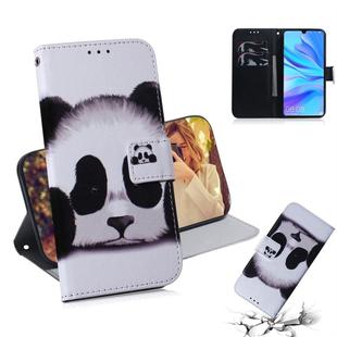 Panda Pattern Coloured Drawing Horizontal Flip Leather Case for Huawei P30 Lite / Nova 4e, with Holder & Card Slots & Wallet