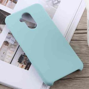 Solid Color Full Coverage Liquid Silicone Back Case for Huawei Mate 20 Lite (Baby Blue)