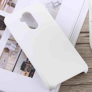 Solid Color Full Coverage Liquid Silicone Back Case for Huawei Mate 20 Lite (White)