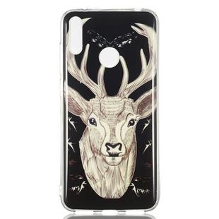 Deer Pattern Noctilucent TPU Soft Case for Huawei Y7 Pro(2019)