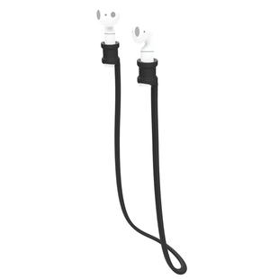 Silicone Anti-lost String for Huawei Honor FlyPods / FlyPods Pro / FreeBuds2 / FreeBuds2 Pro, Cable Length: 68cm(Black)