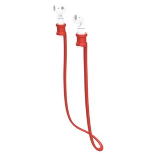 Silicone Anti-lost String for Huawei Honor FlyPods / FlyPods Pro / FreeBuds2 / FreeBuds2 Pro, Cable Length: 68cm(Red)