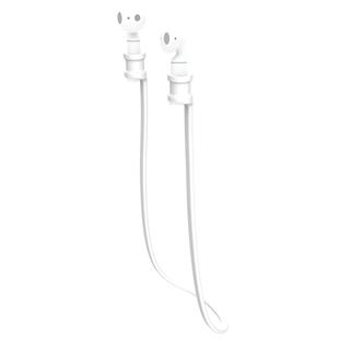 Silicone Anti-lost String for Huawei Honor FlyPods / FlyPods Pro / FreeBuds2 / FreeBuds2 Pro, Cable Length: 68cm(White)