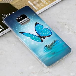 Luminous Butterfly Pattern Shockproof TPU Protective Case for Huawei Mate 20 Pro