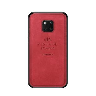 PINWUYO Anti-wrestling Waterproof Full Coverage PC Case for Huawei Mate 20 Pro(Red)