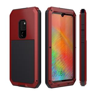 Tank Waterproof Dustproof Shockproof Aluminum Alloy + Silicone Case for Huawei Mate 20 (Red)