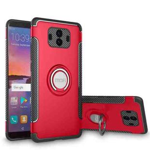 MOFI for  Mysterious Series Huawei Mate 10 Shockproof Protective Back Cover Case with Magnetic Rotatable Ring Holder (Red)