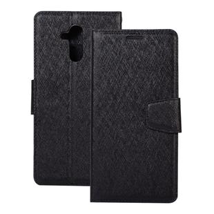 Silk Texture Horizontal Flip Leather Case for Huawei Mate 20 Lite, with Holder & Card slots & Wallet & Photo Frame(Black)