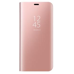 For Huawei  Mate 9 Electroplating PC + PU Horizontal Flip Protective Case with Holder & Sleep / Wake-up Function (Rose Gold)